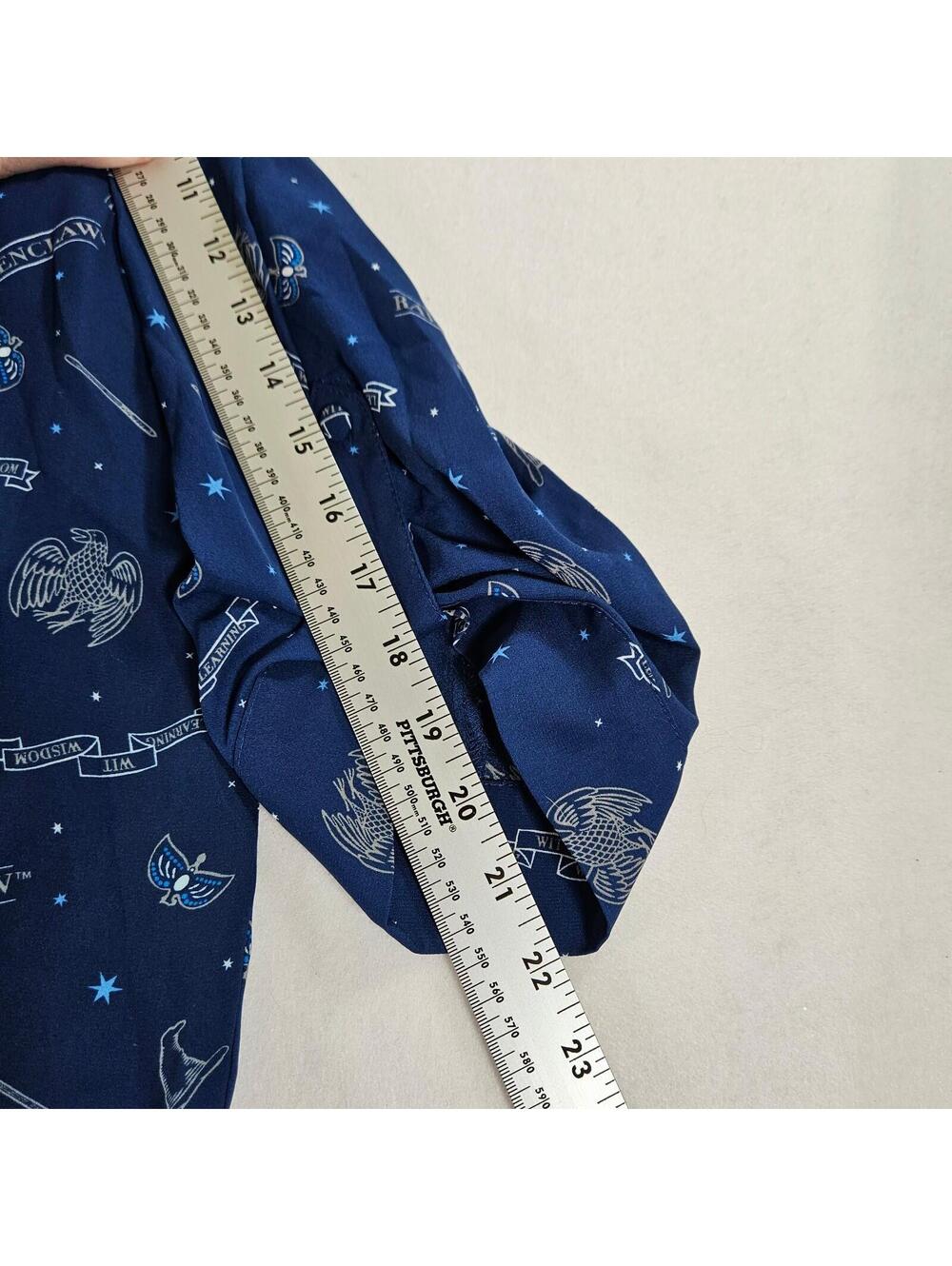 Torrid Harry Potter Ravenclaw Harper Blouse 3X Blue Celestial Stars Plus Size - Picture 11 of 12